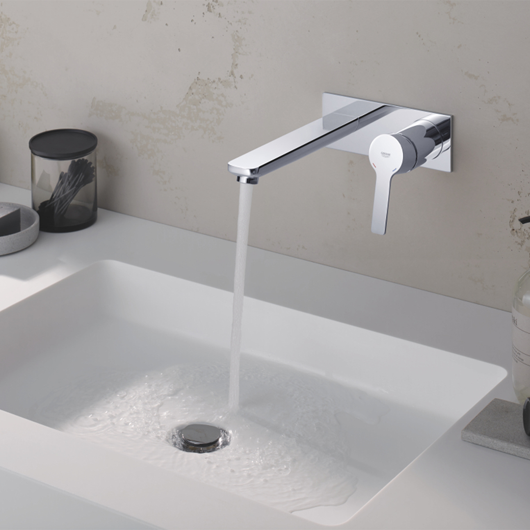 Двудупков смесител за умивалник, M-размер Grohe Lineare 19409001 – Grohe 11.32.322.0034 – снимка 1